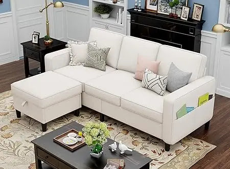 Ljustra Sectional Couch with Storage USB Charging for Living Room