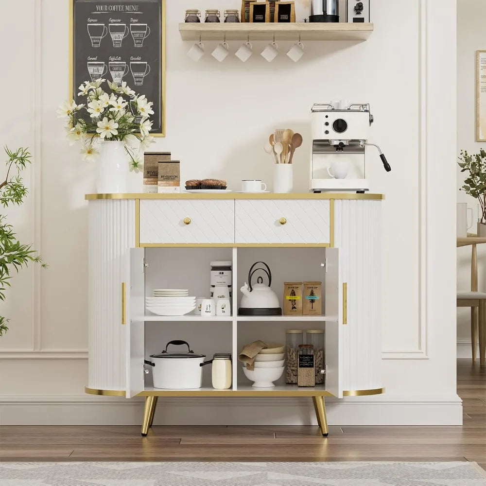 Ljustra Modern Sideboard Buffet Cabinet Storage Console Table 43.3''