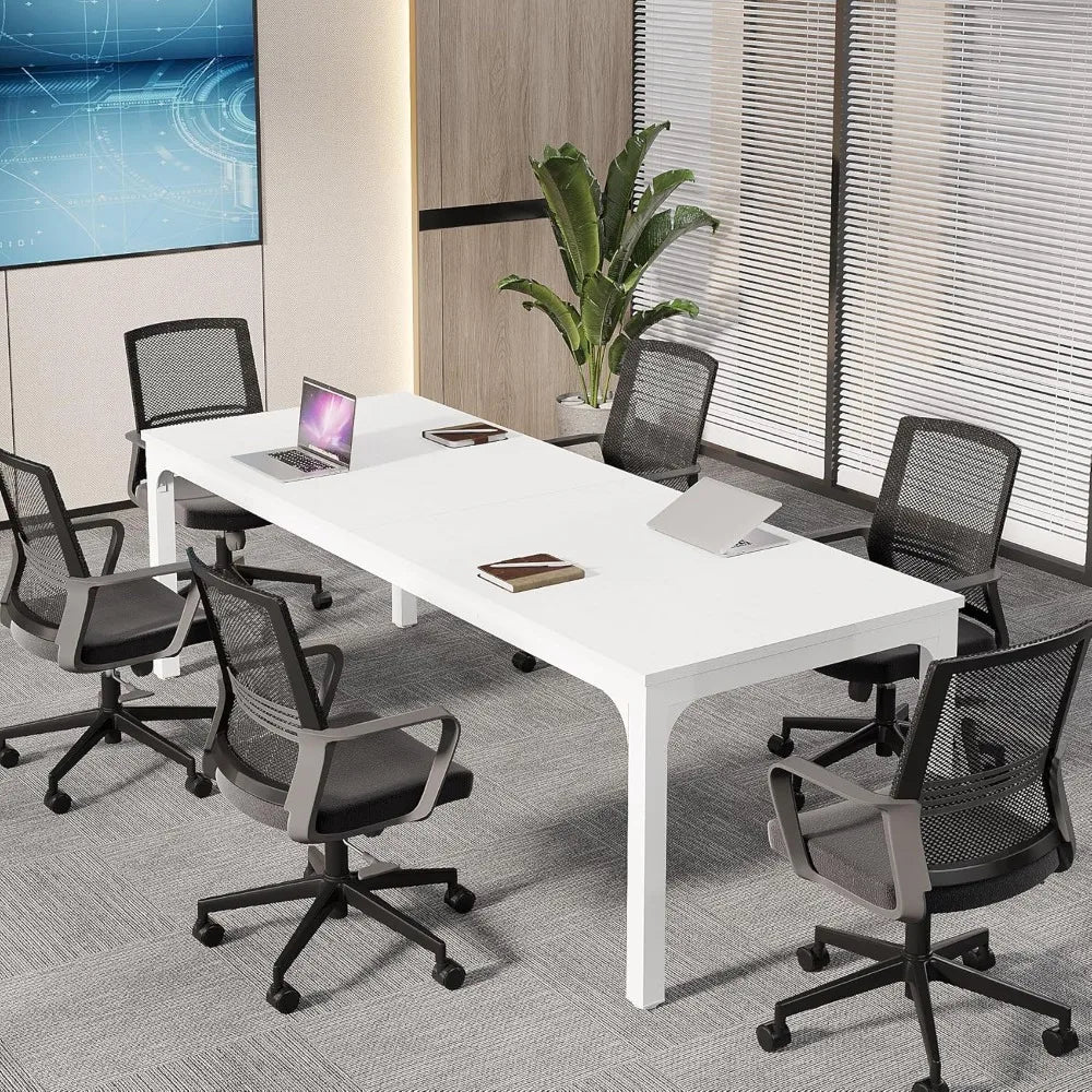 Ljustra 6.5FT Conference Room Table Office Meeting Desk for 6-8 People