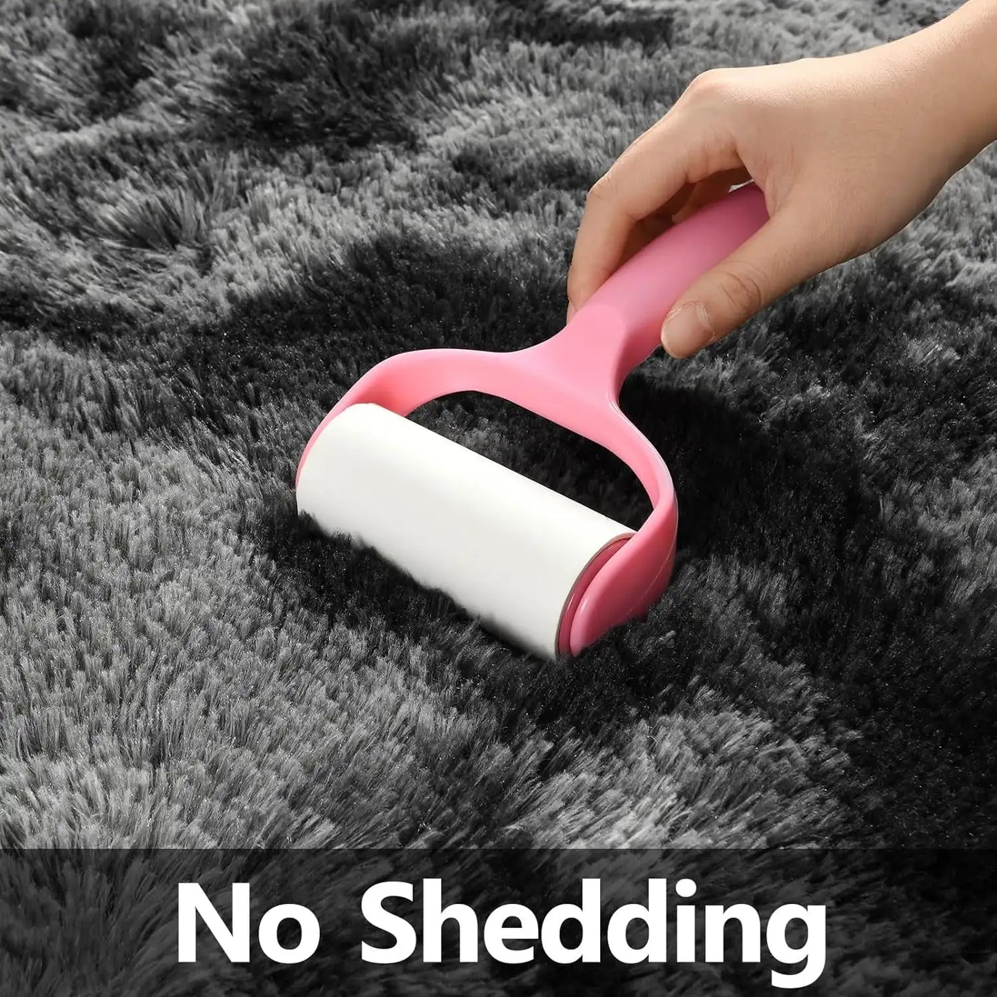 Ljustra Super Soft Plush Tie Dye Velvet Rug for Living Room Bedroom