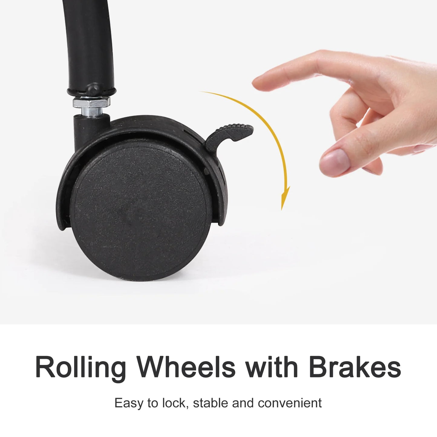 6 Tier Metal Plant Stand Rolling Flower Pot Rack Indoor Outdoor