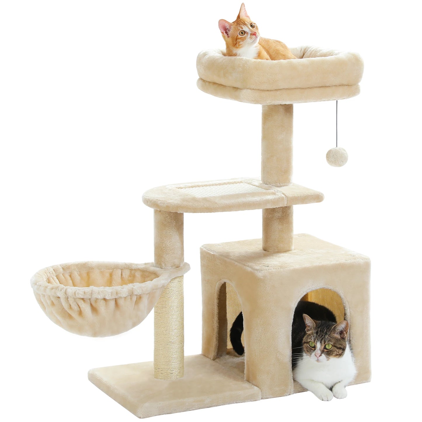 Ljustra 80cm Cat Tree Cozy Condo Indoor Luxury Perch Scratch Posts