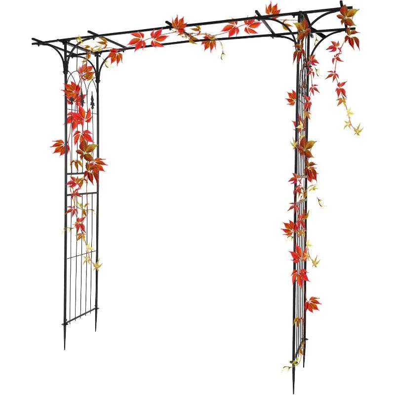 Garden Arbor Wedding Archway Steel Trellis for Climbing Plants