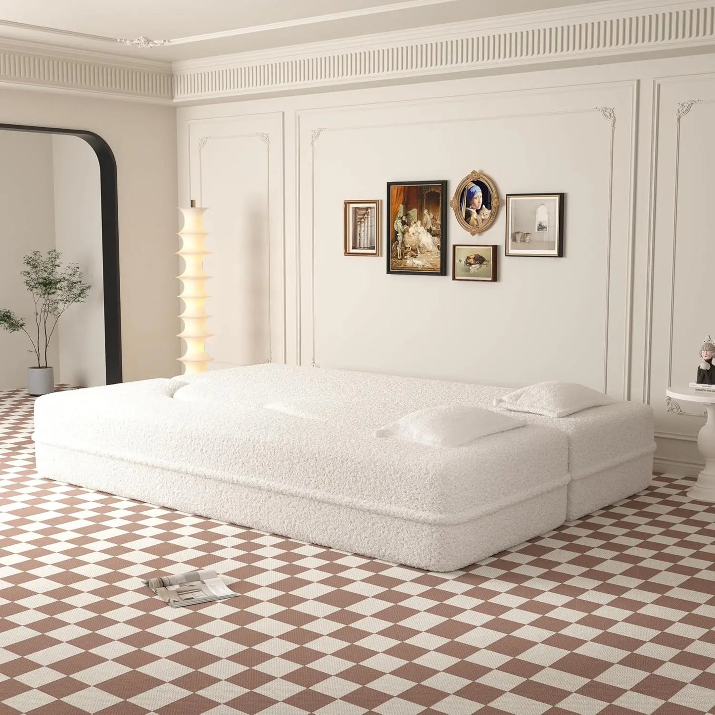 Ljustra Convertible Folding Sofa Bed Memory Foam Sleeper Couch