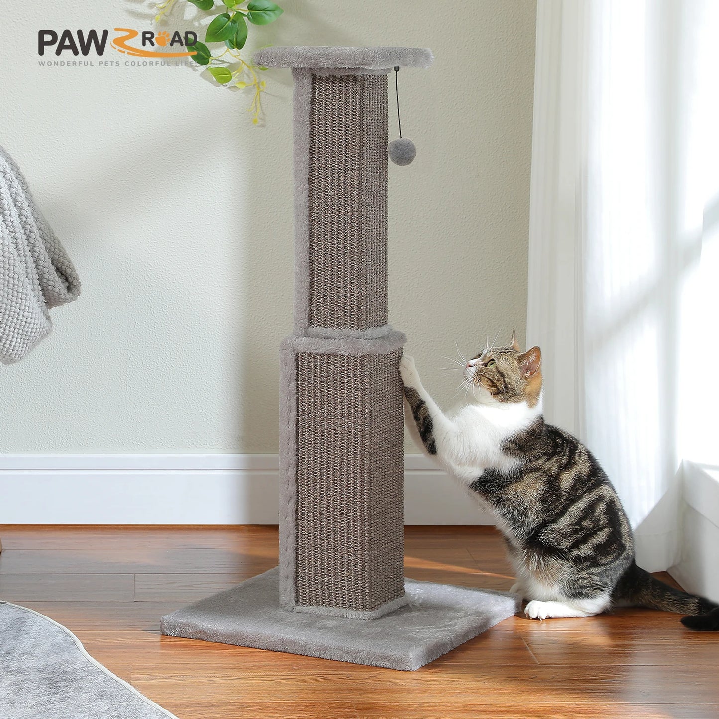 Ljustra 80CM Cat Tree Scratching Post Durable Plush Perch Indoor Furniture