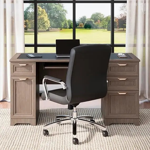 Ljustra Magellan 59 Inch Manager Computer Desk Modern Home Office