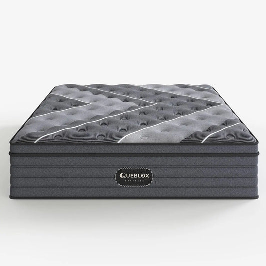 Ljustra King 12 Inch Hybrid Mattress Memory Foam Pocket Springs Pressure Relief
