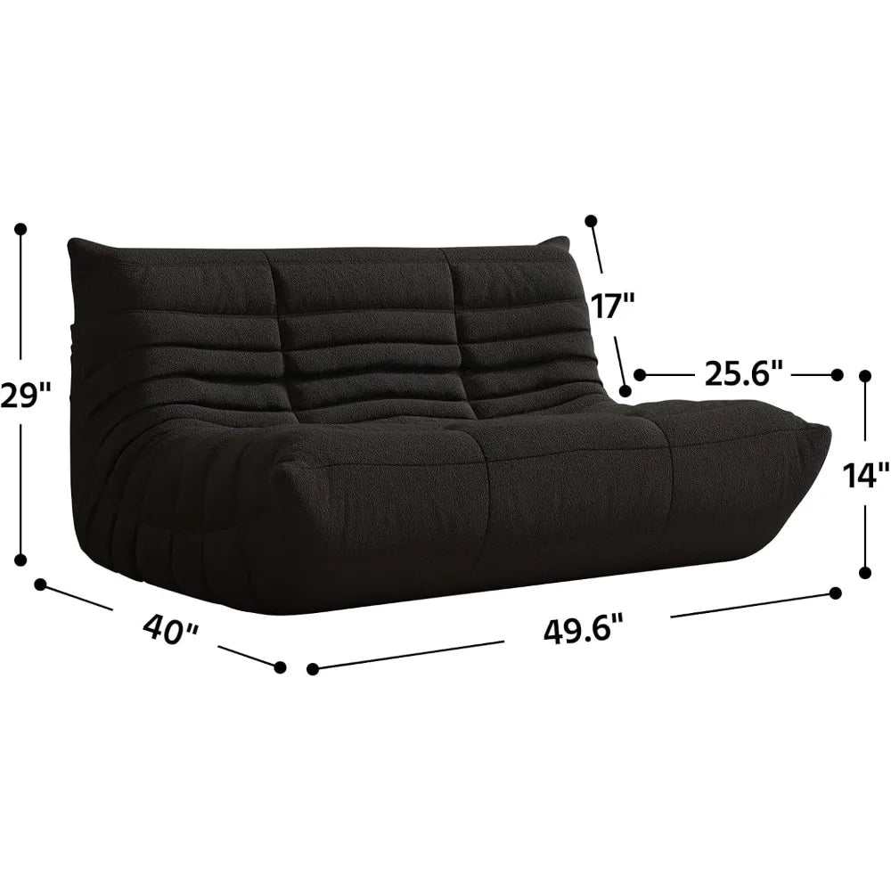 Ljustra Large Bean Bag Chair for Adults and Teens with Foam Support