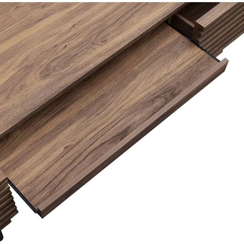 Ljustra Mid-Century Modern Office Desk Retro Style with Storage