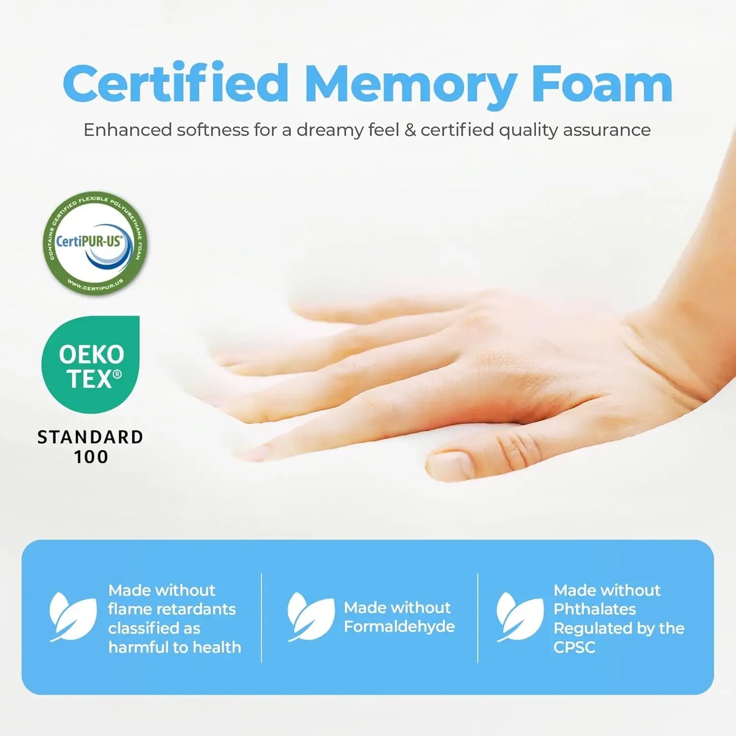 Ljustra 8 Inch Twin Cooling Gel Memory Foam Mattress Medium Firm