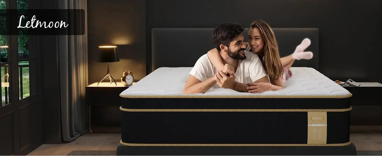 Ljustra Full Size Foam and Spring Hybrid Mattress 12 Inch Medium Firm