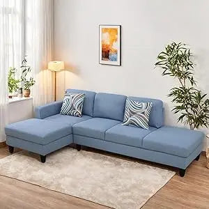 Ljustra Modular Sectional Sofa 4 Seat Convertible Couch Living Room