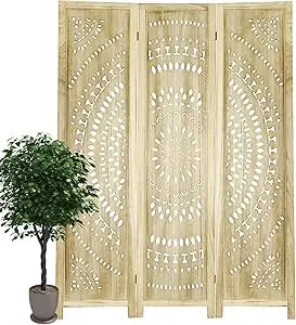 Babion 6 Panel Room Divider Folding Privacy Screen Portable Wall Divider