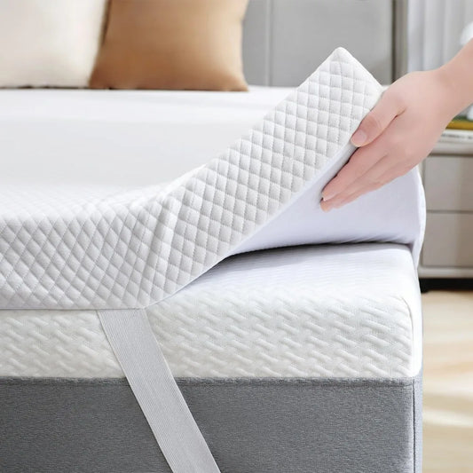 Ljustra 2 Inch Gel Memory Foam Mattress Topper Twin Size Ventilated Pad