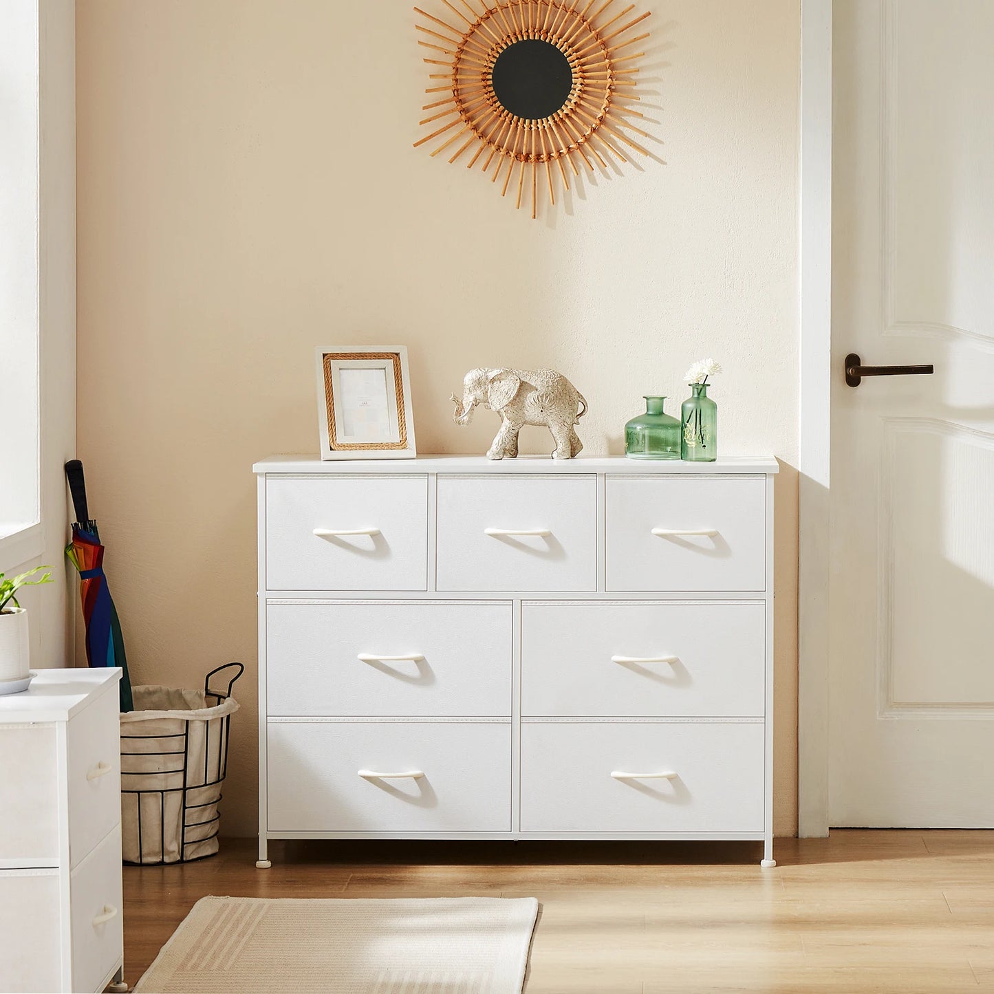 Ljustra Modern Wardrobe Closet Storage 5 7 10 Fabric Drawers Chest
