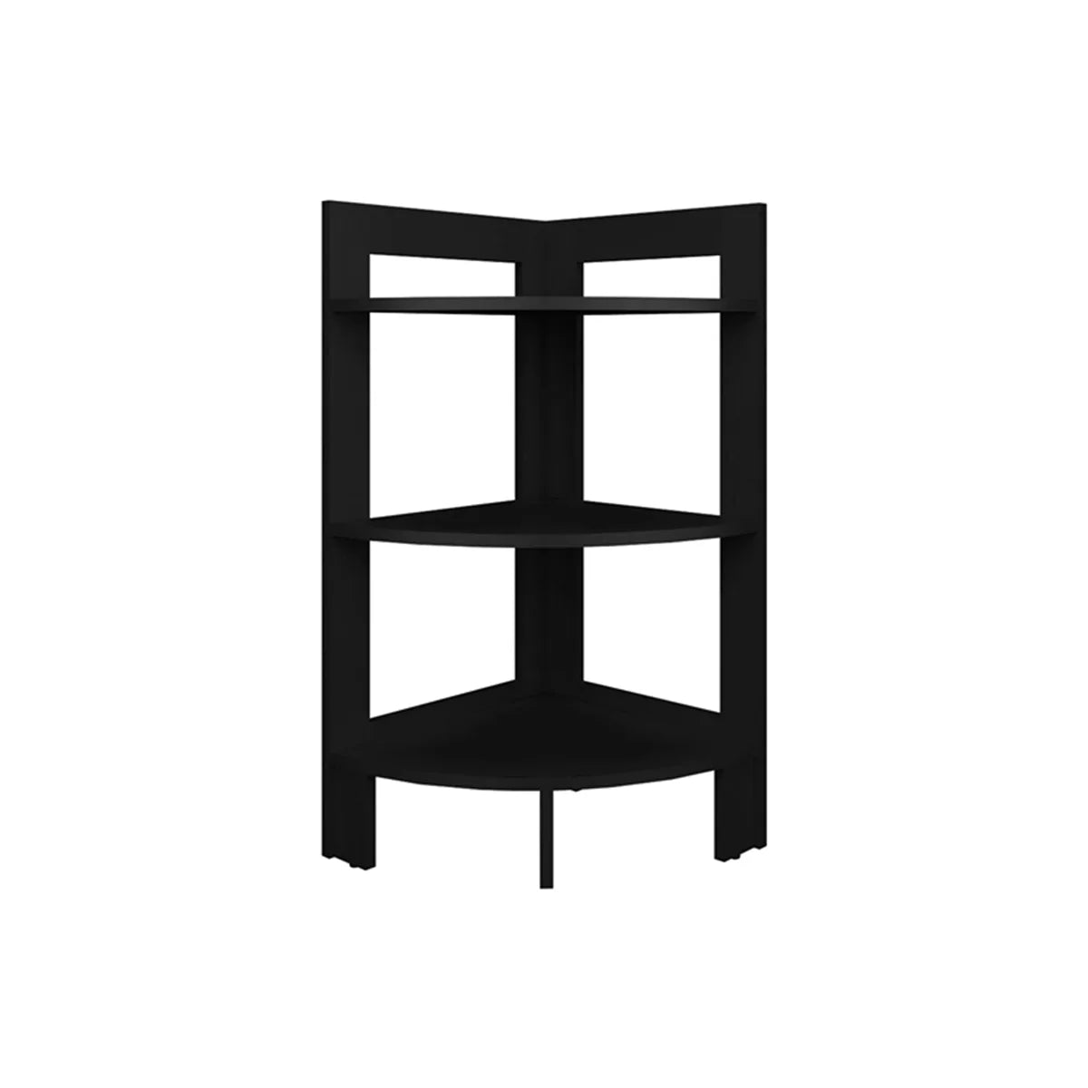 Akutan Side Table 3 Shelves Modern Design Compact Living Room Furniture