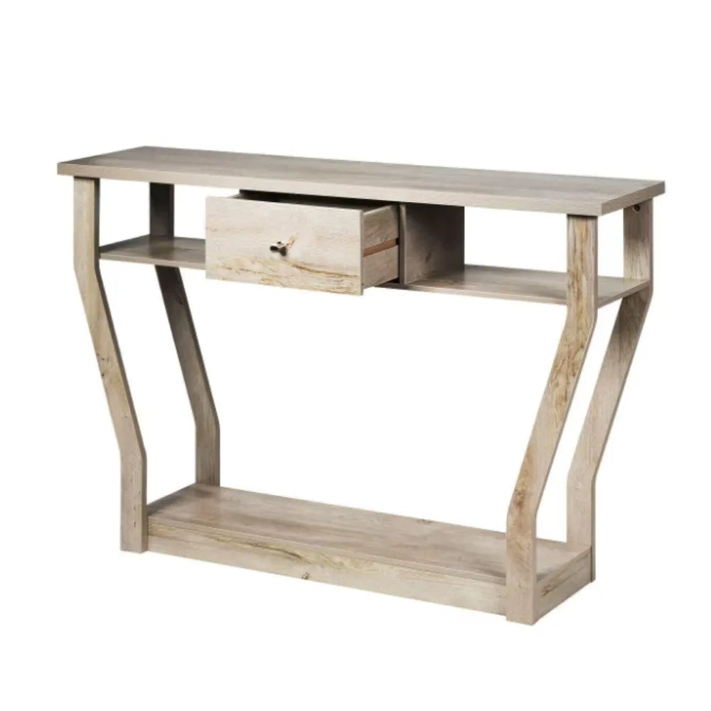 Modern 47 Inch Console Table with Drawer for Living Room Hallway Entrance