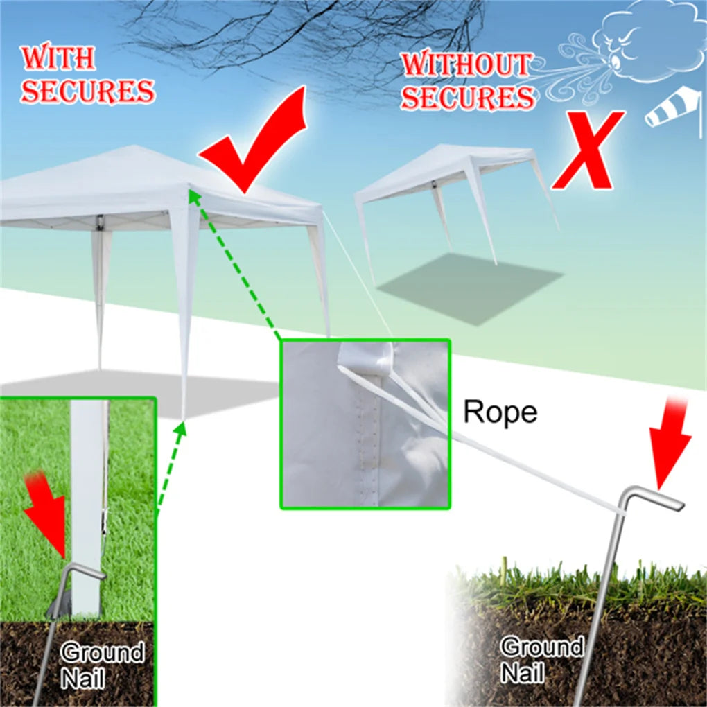 10x10ft Pop Up Canopy Tent Portable Outdoor Gazebo with Carry Bag