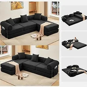 Ljustra 7-in-1 Convertible Sofa Bed Modular Cloud Sectional
