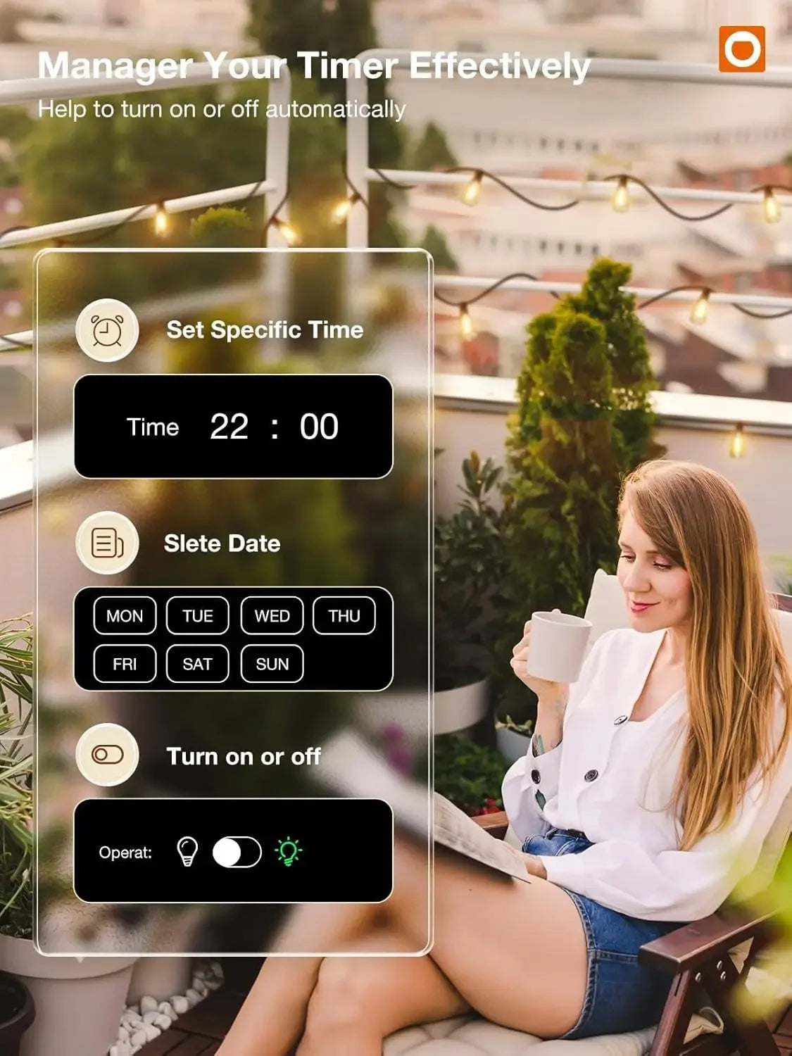 150FT LED Outdoor String Lights Waterproof Dimmable Patio Lighting