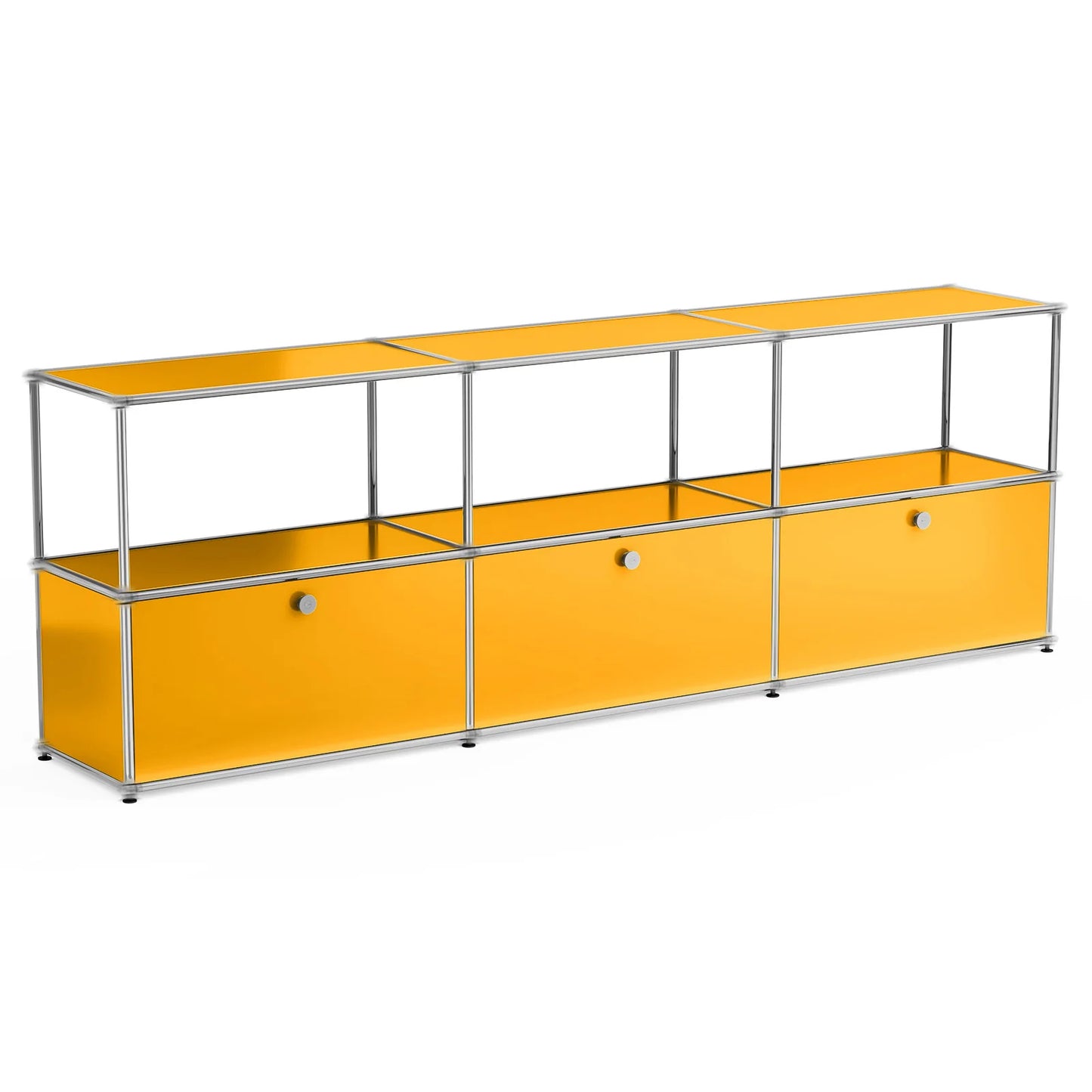 Modern Stainless Steel Storage Cabinet Organizer for Living Room Office