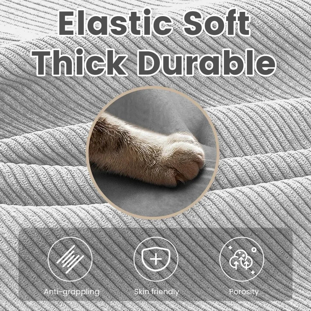 Ljustra Oversized Modular Sectional Sofa with Movable Ottoman 112 Inch