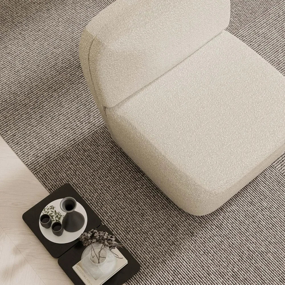Set of 2 Modern Upholstered Swivel Accent Chairs with Storage