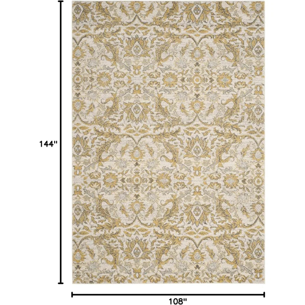 Evoke Collection Area Rug 9x12 Non-Shedding Easy Care Shabby Chic