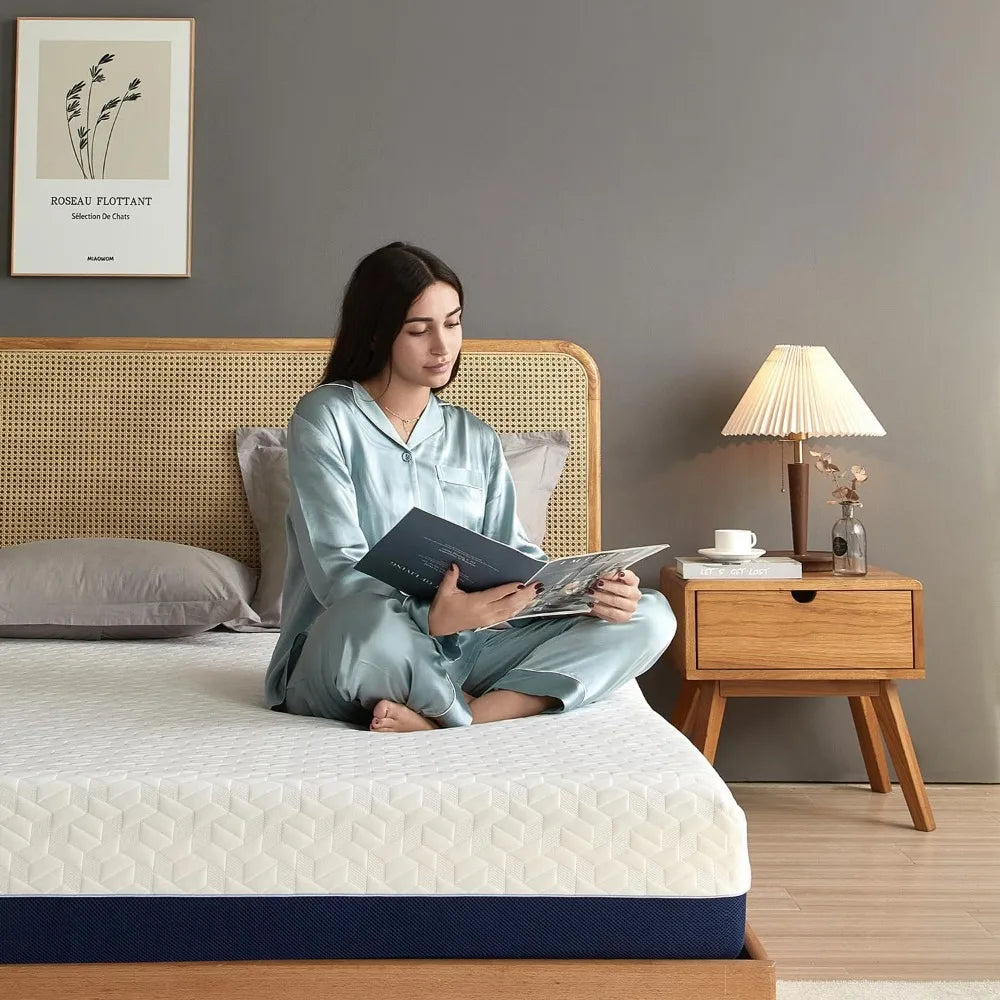 Ljustra Cooling Gel Memory Foam Twin Mattress for Kids 6 Inch