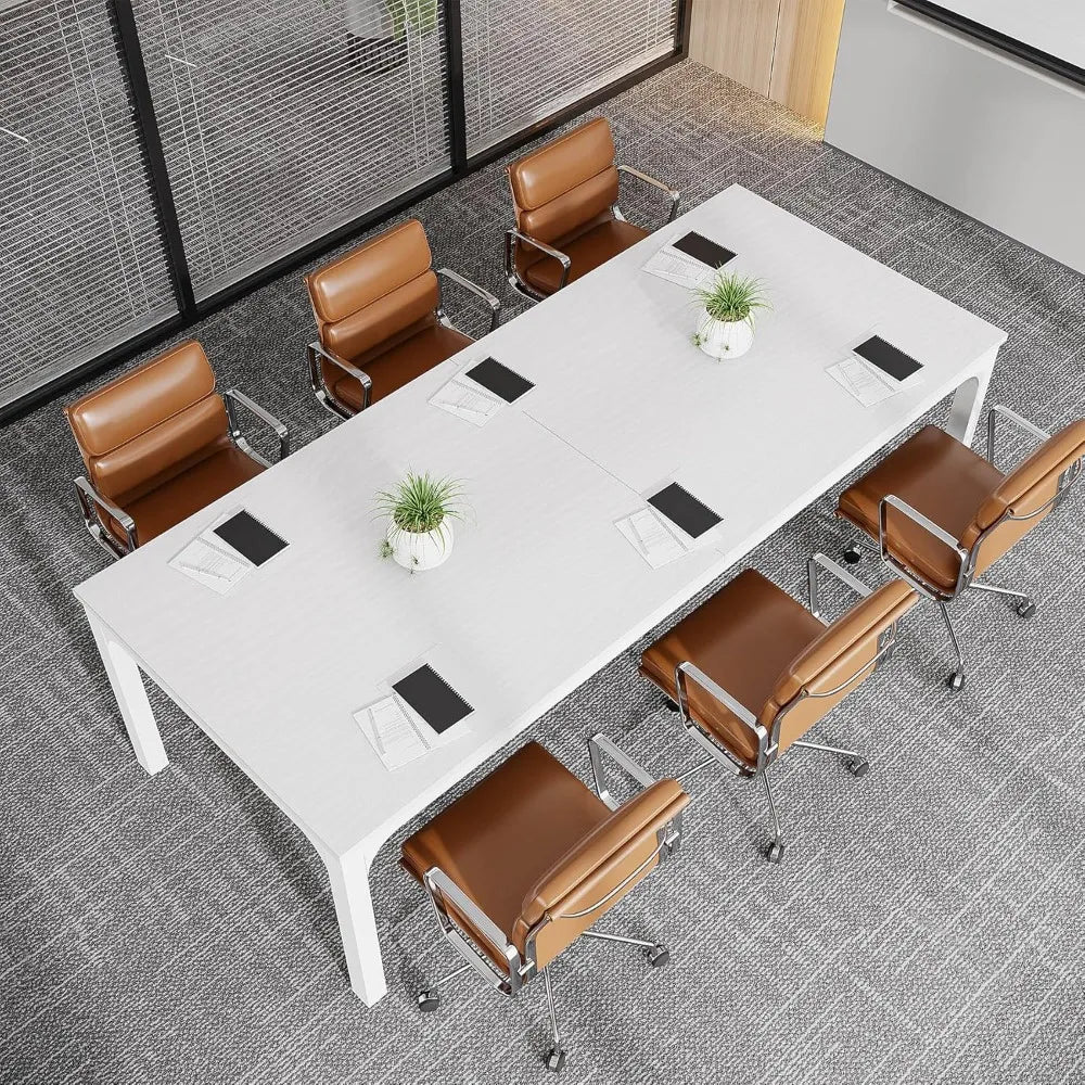 Ljustra 6.5FT Conference Room Table Office Meeting Desk for 6-8 People