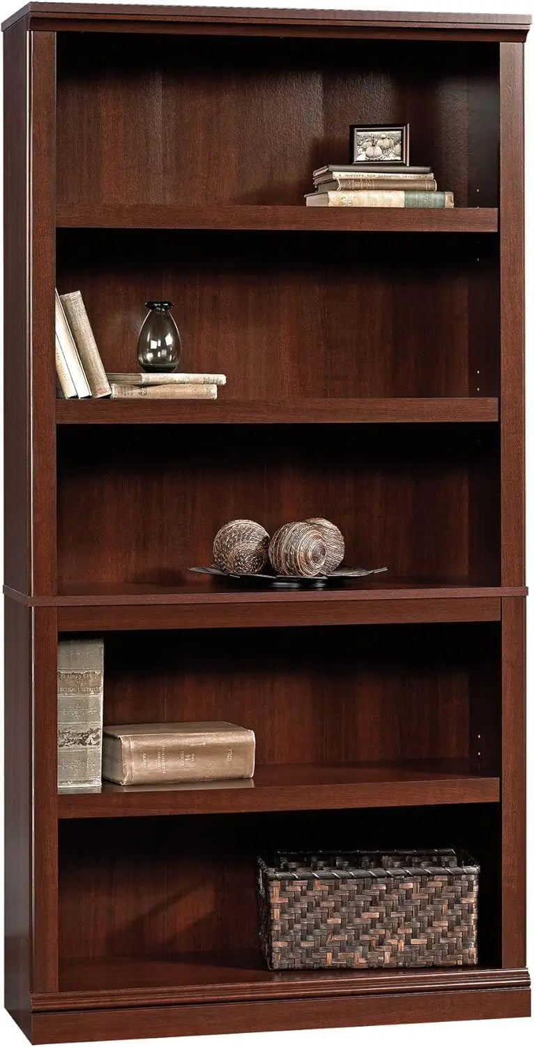 5 Tier Wooden Bookcase Multipurpose Bookshelf Home Office Living Room