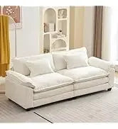 Ljustra Comfy Cloud Sectional Sofa with Pillows for Living Room