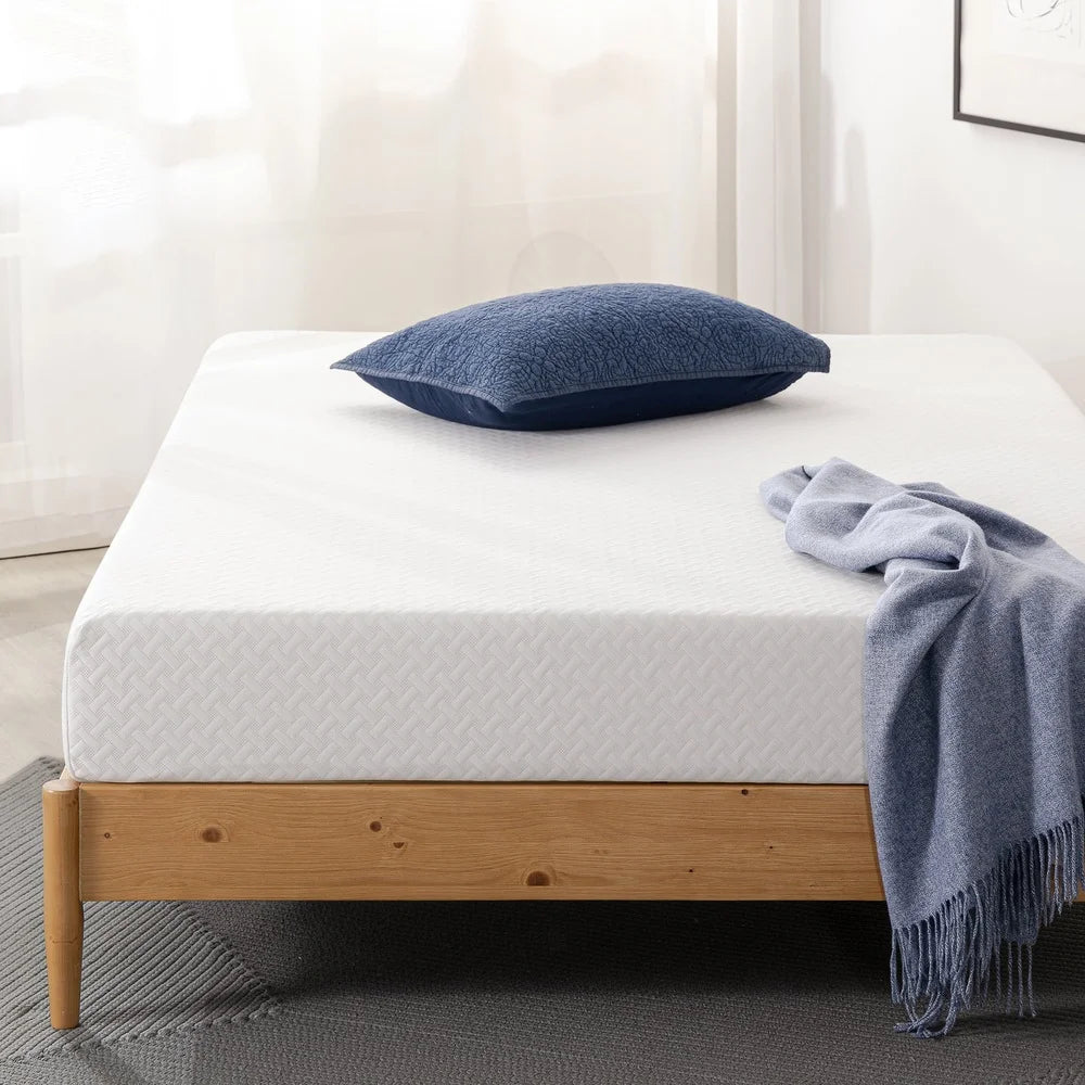 Ljustra Green Tea Cool Mate 8 Inch Gel Memory Foam Mattress Queen