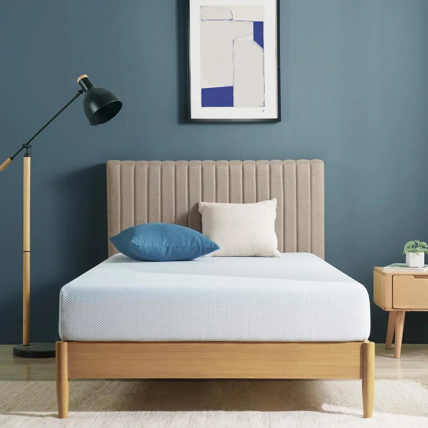 Ljustra Green Tea Cooling Gel Memory Foam Mattress Short Queen 12 Inch