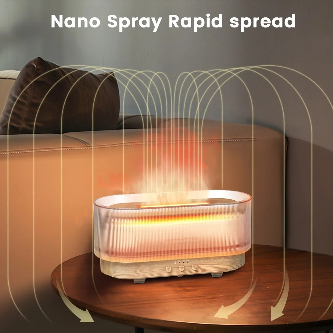 Ljustra Ultrasonic Humidifier 300ml Aromatherapy Diffuser Quiet Light