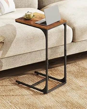 Side Table Set of 2 C Shaped End Tables for Living Room Bedroom Office