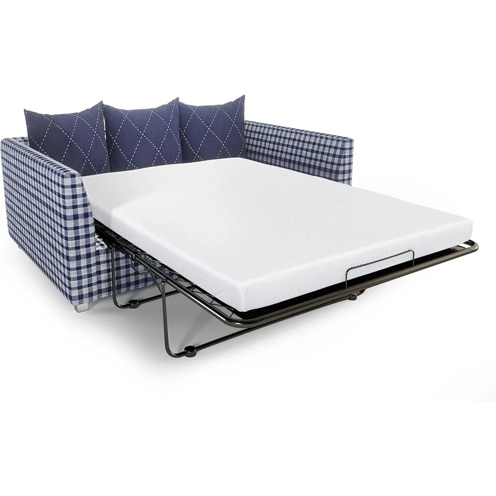 Ljustra 4.5 Inch Memory Foam Replacement Mattress Full Size Sofa Bed