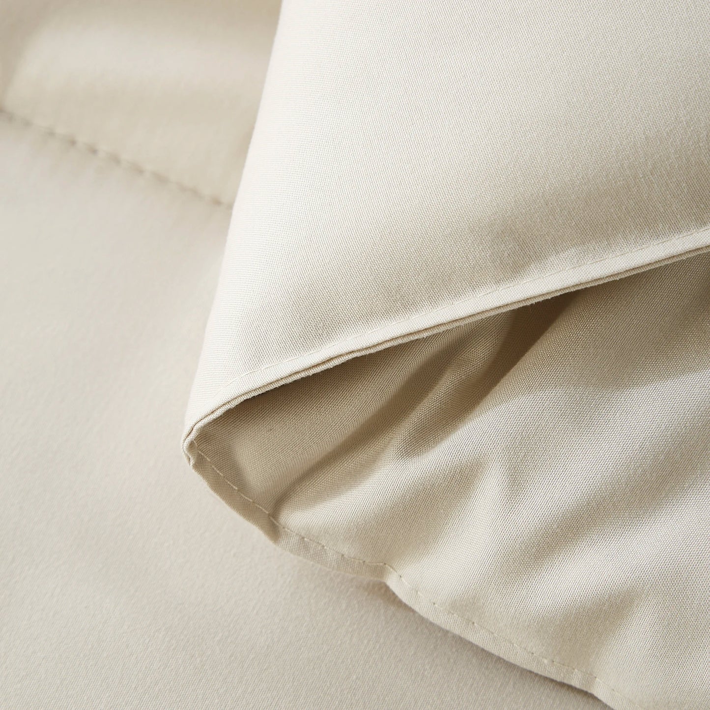 Ljustra 3PCS Solid Color Comforter Set Soft Breathable Bedding All Seasons