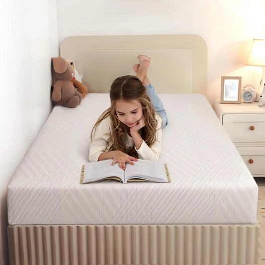Ljustra Twin Memory Foam Mattress 6 Inch Medium Firm for Kids Bed