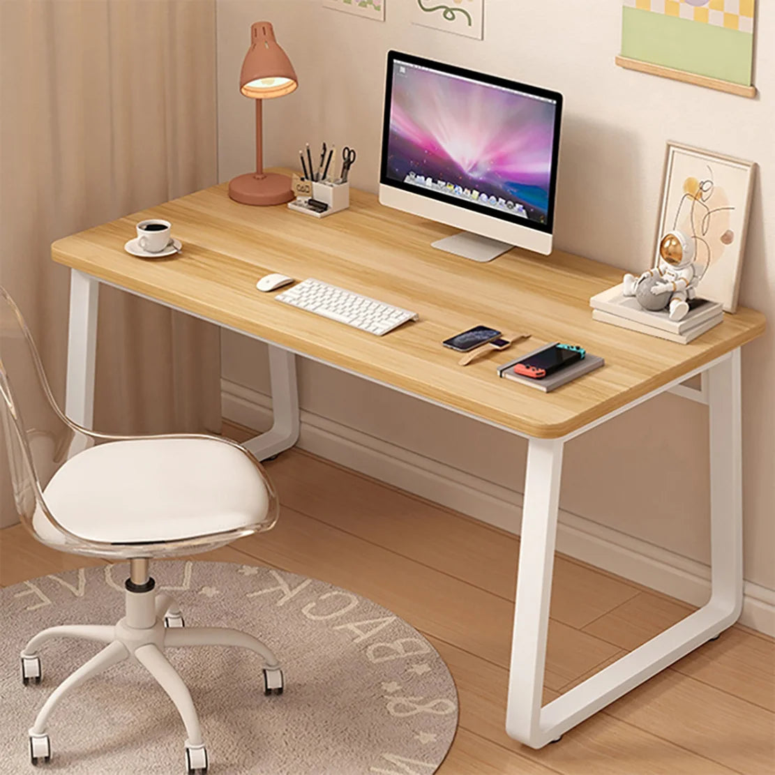 Ljustra Modern Simple White Computer Desk Small Writing Table for Office