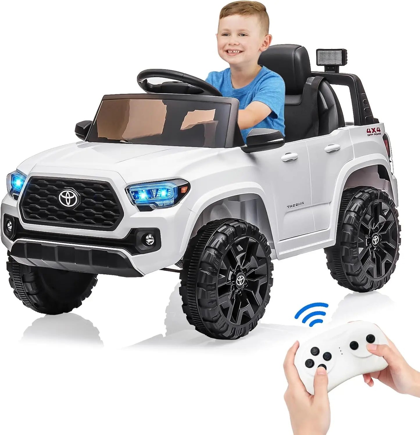 12V Kids Ride On Truck Electric Vehicle with Remote Control and Safety Features