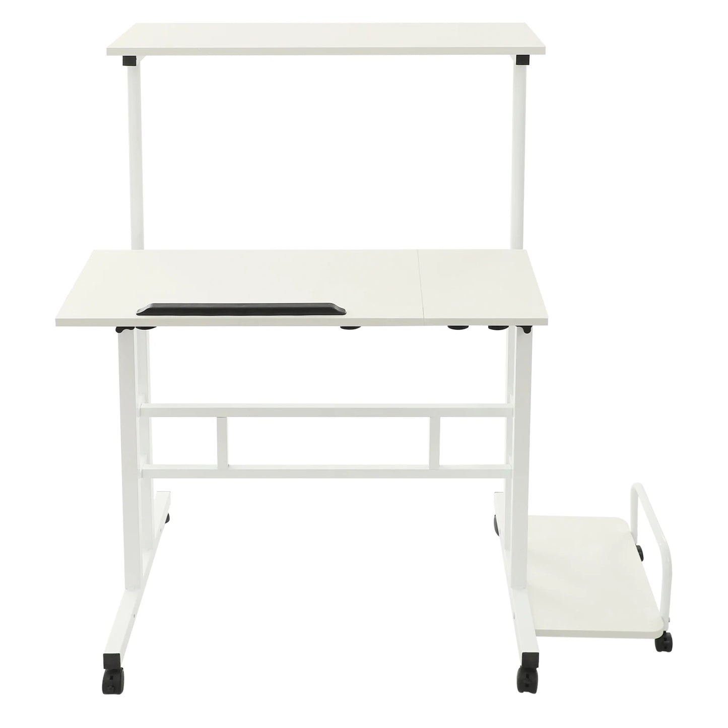 Multi Functional Foldable Desk Adjustable Computer Table with Wheels