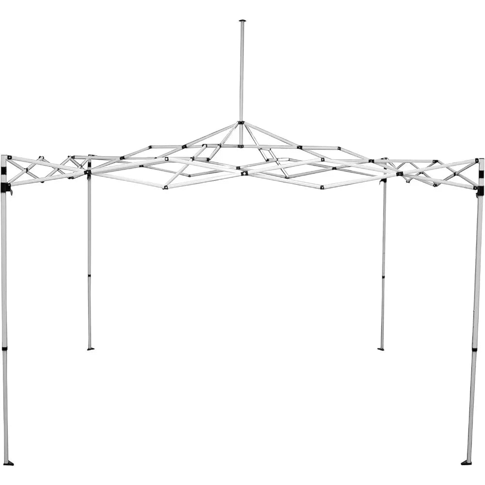 Ljustra 12x12 Foot Polyester Pop Up Canopy Tent Adjustable Height Outdoor