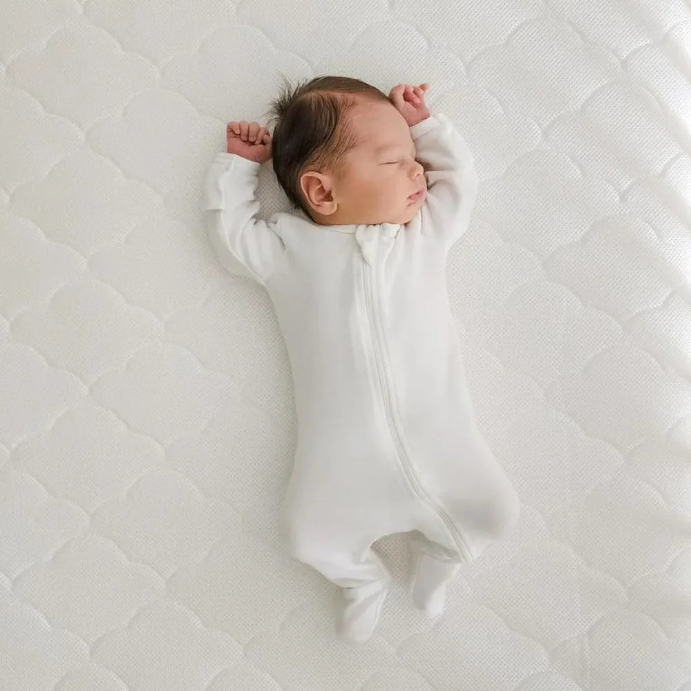 Ljustra Crib Mattress Toddler Bed Ultra Breathable Washable 2-Stage
