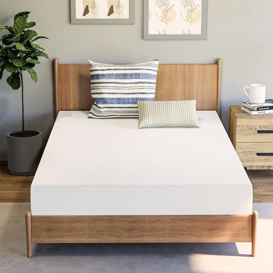 Ljustra 8 Inch Twin Cooling Gel Memory Foam Mattress Medium Firm