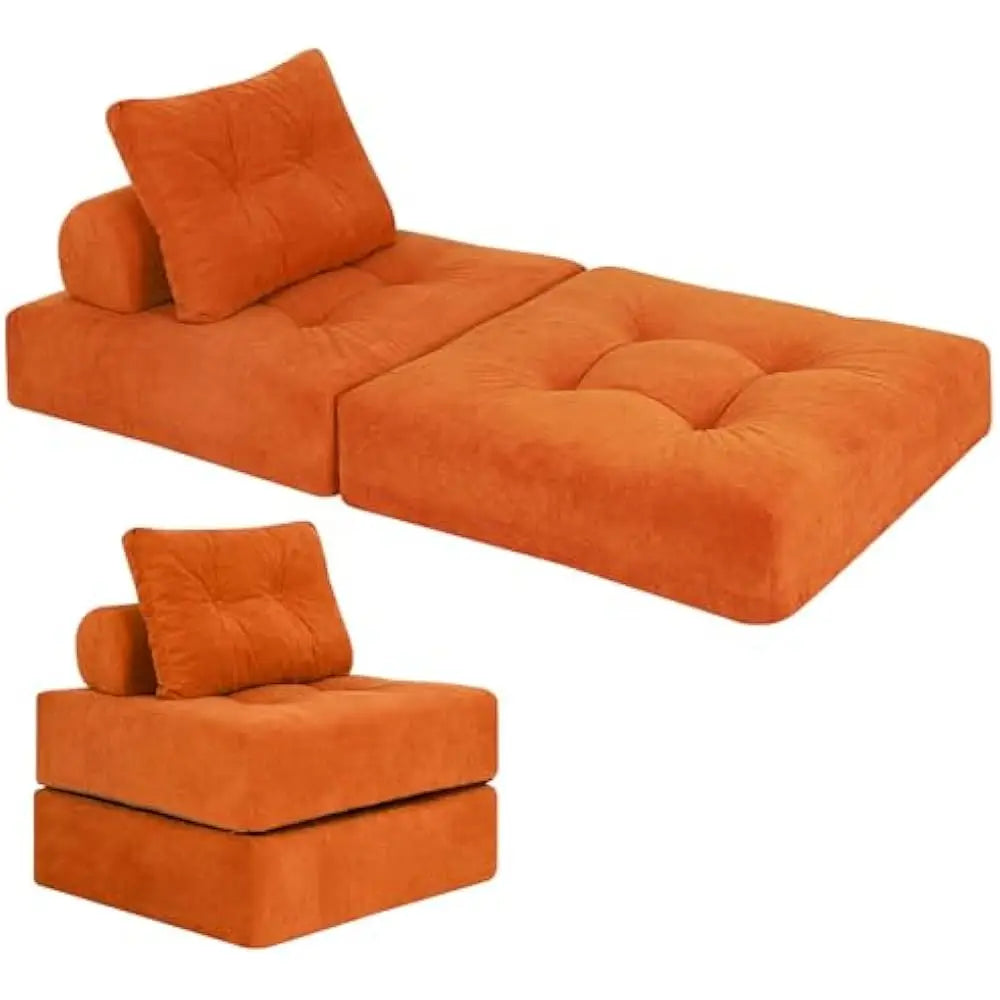 Ljustra Convertible Sofa Bed with Pillow Sleeper Chair Living Room Bedroom