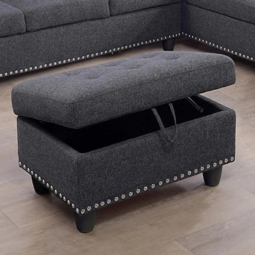 Ljustra Modular Sectional Sofa Set with Storage Ottoman and Pillows