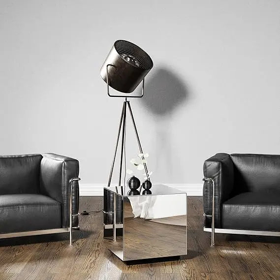 Premium Tempered Glass Side Table Fingerprint Resistant Modern End Table