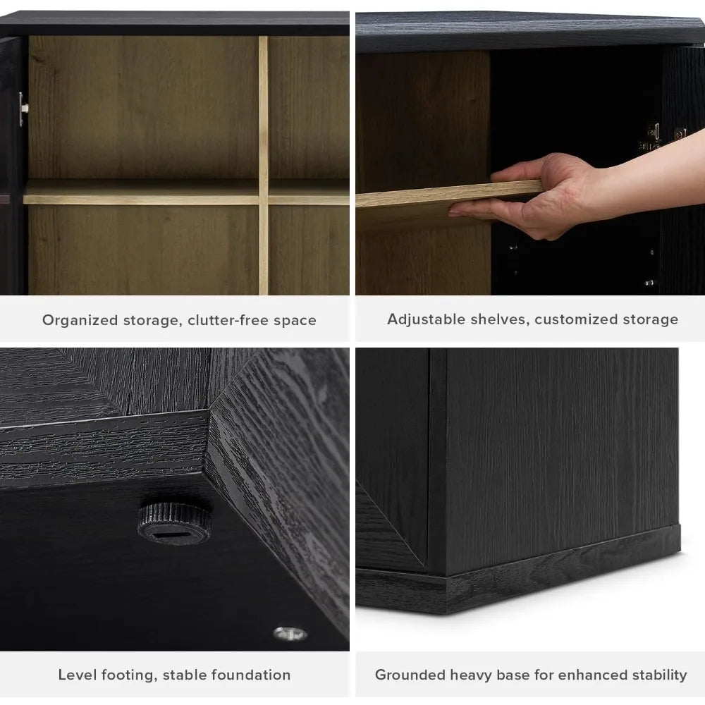 Blake Storage Cabinet Hutch Buffet Sideboard Kitchen Organizer Coffee Bar