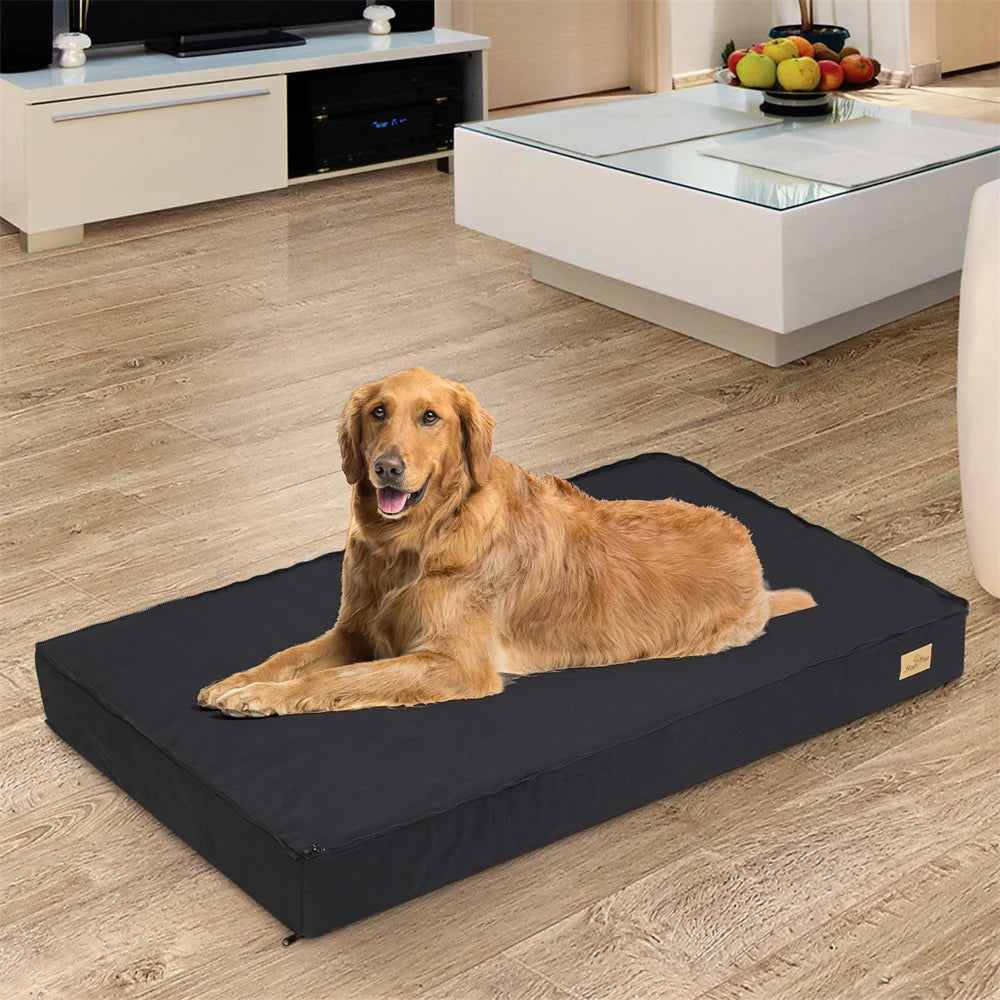 Large Orthopaedic Waterproof Dog Bed Removable Washable Cover Indoor Outdoor